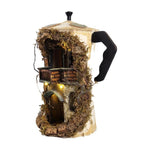 Presepe moka mini shabby statuine 6 cm 26x17x30