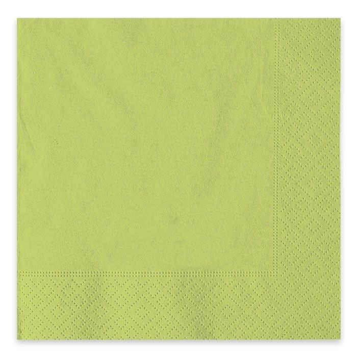 Tovaglioli di carta 2 veli 33x33 cm Verde Mela 40pz