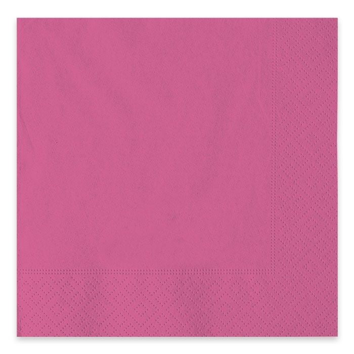Tovaglioli di carta 2 veli 33x33 cm Fuxia 40pz