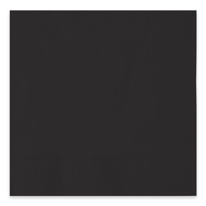 Tovaglioli di carta 2 veli 33x33 cm Neri 40pz