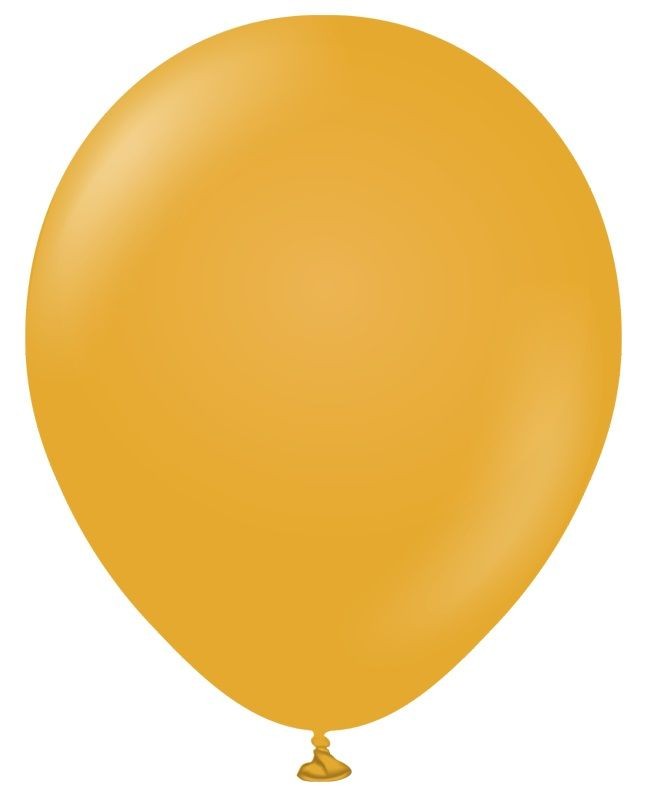 Palloncini professionalle vintage 18"45cm mongolfiera Mostarda 1pz