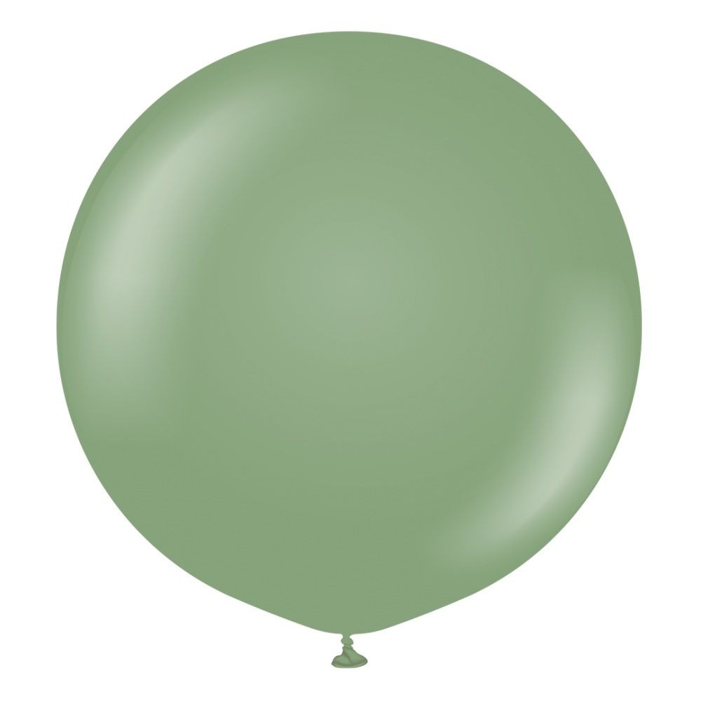 Palloncino 24 pollici 60 cm mongolfiera Verde Eucalipto 1pz