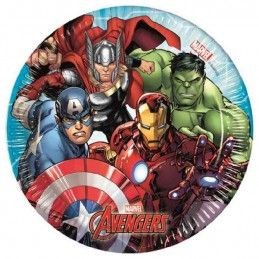 Kit coordinato tavola festa tema Avengers per 8 persone 38Pz