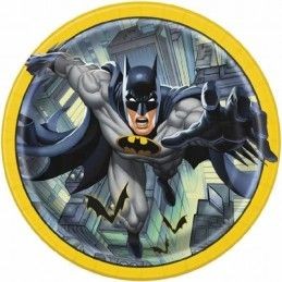 Kit coordinato tavola festa tema Batman per 8 persone 33 Pz