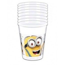 Kit coordinato tavola festa tema Minions per 8 persone 38Pz