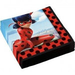 Kit coordinato tavola festa tema Miraculous Lady Bug per 8 persone 37 Pz