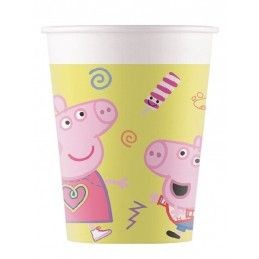 Kit coordinato tavola festa tema Peppa Pig per 8 persone 37 Pz