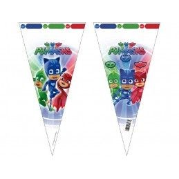 Kit coordinato tavola festa tema PjMasks Super Pigiamini per 8 persone 38Pz