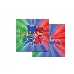 Kit coordinato tavola festa tema PjMasks Super Pigiamini per 8 persone 38Pz