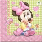 Kit coordinato tavola festa tema Minnie Baby per 8 persone 37Pz