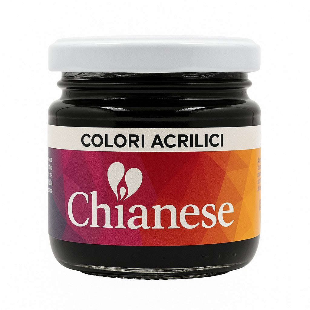 Colore acrilico 100 ml per modellismo e presepi Nero