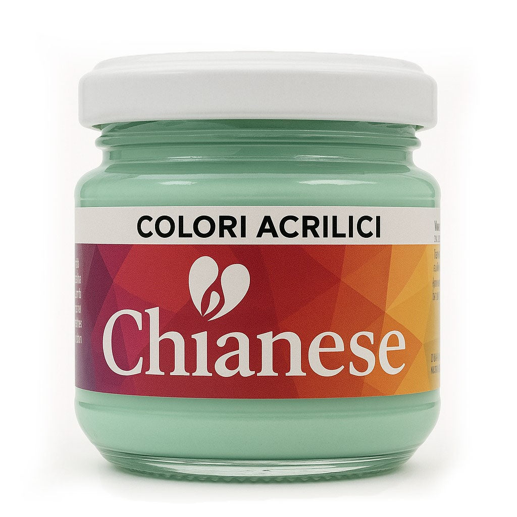 Colore acrilico 100 ml per modellismo e presepi Verde laguna