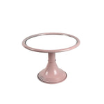 Tris alzatine Rosa con specchio