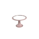 Tris alzatine Rosa con specchio