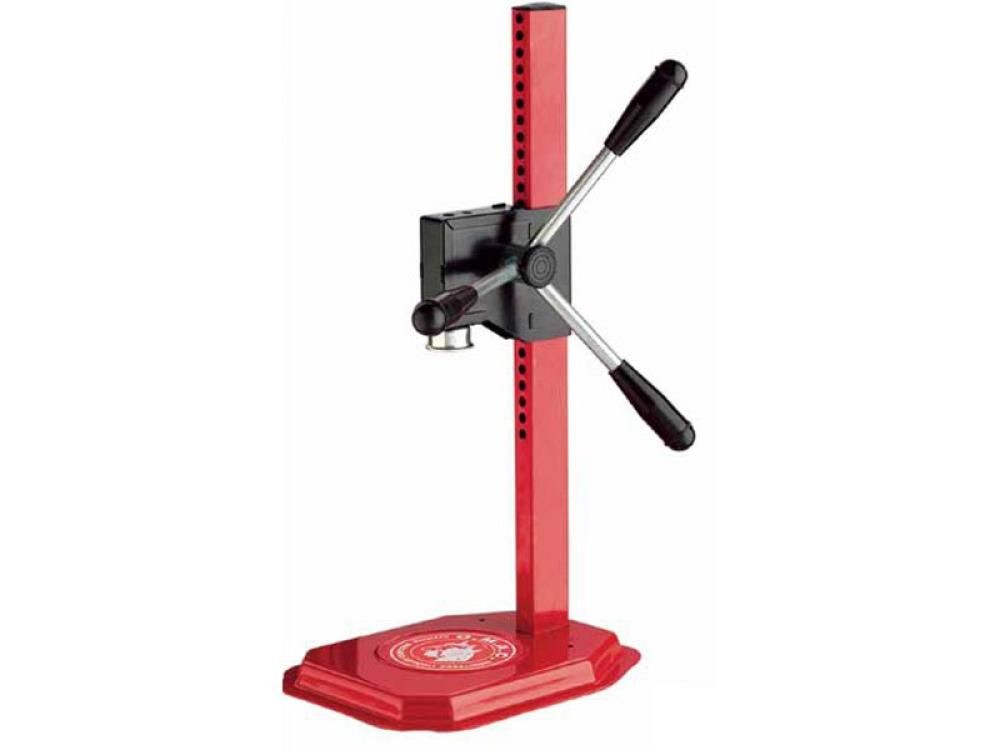 Tappatrice a colonna con cremagliera per tappi a corona bottiglie ø26 - 29 mm
