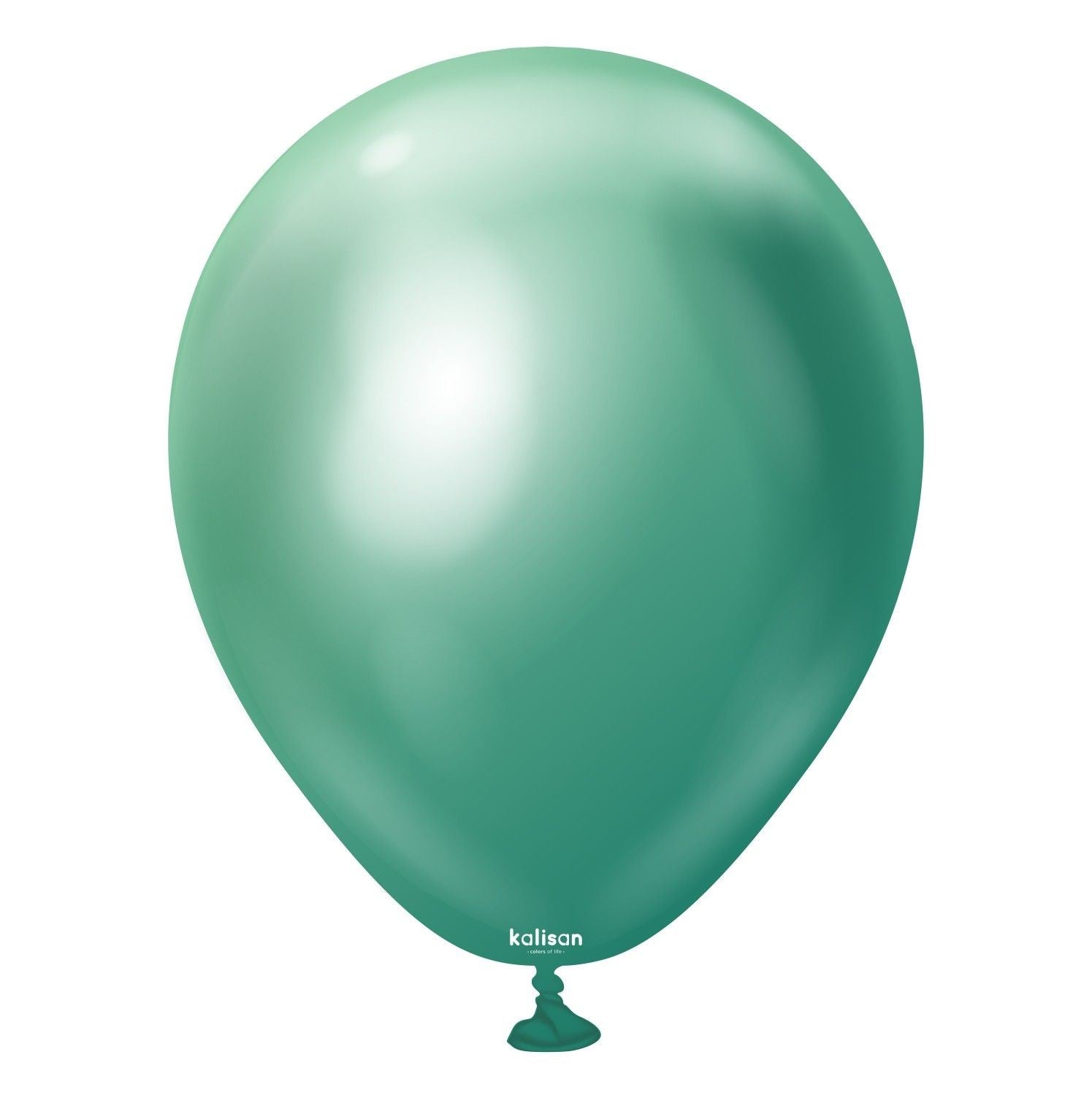Palloncini 12"30cm Chrome Verde Metal 50pz