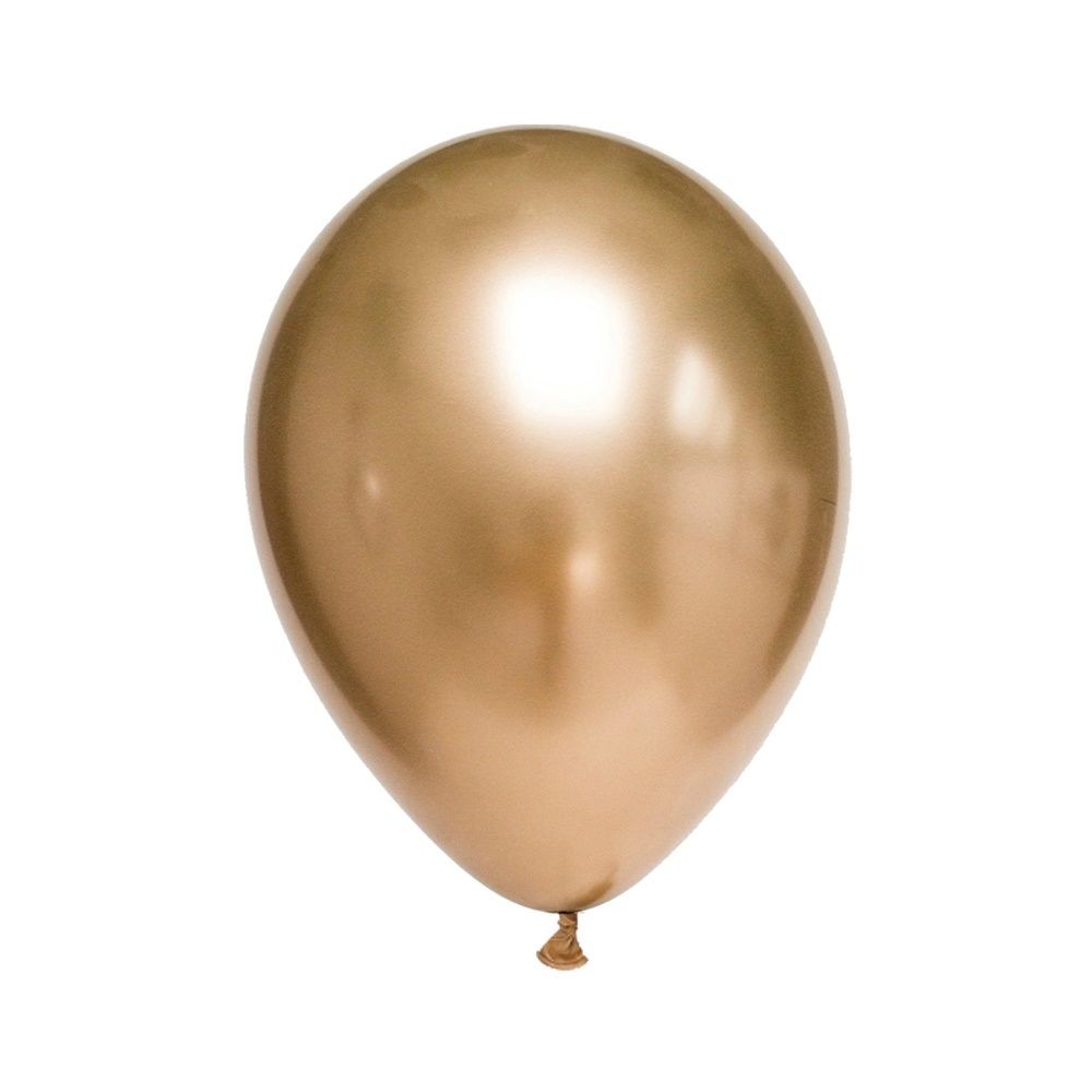 Palloncini 12"30cm Chrome Oro 50pz