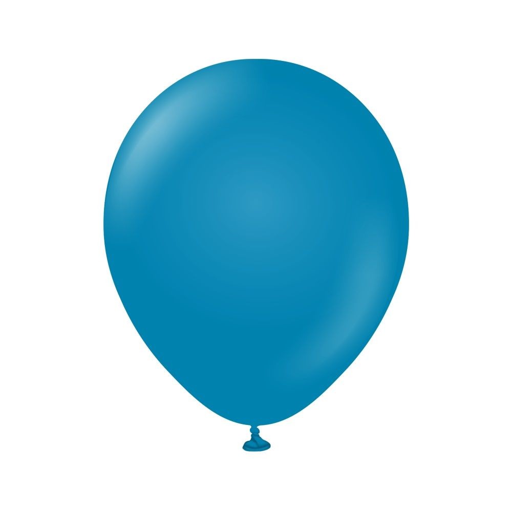 Palloncino mongolfiera 18"45cm Vintage Depp Blue Blu suro 1pz