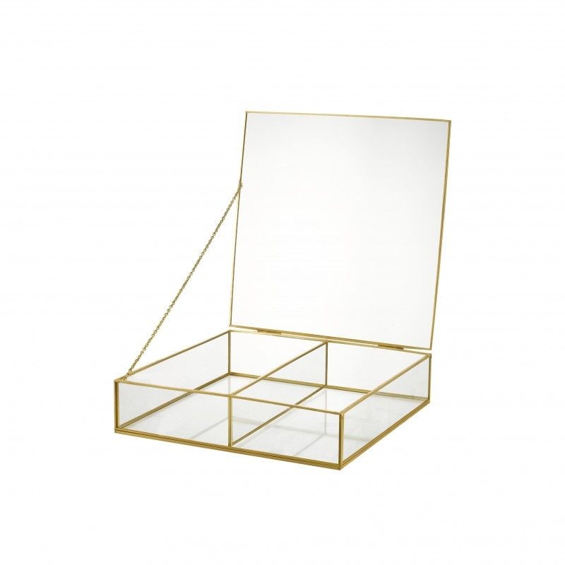 COVER BOX 2 DIVISION  25*25 H 5,5 METAL