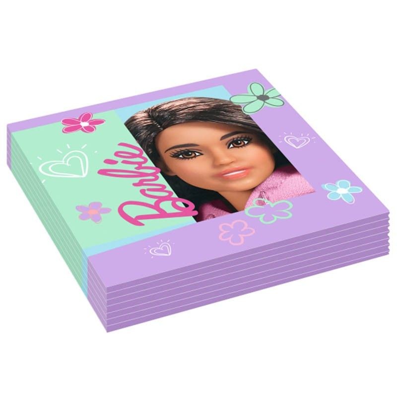 Tovaglioli di carta 33x33 cm Barbie Sweet 16pz