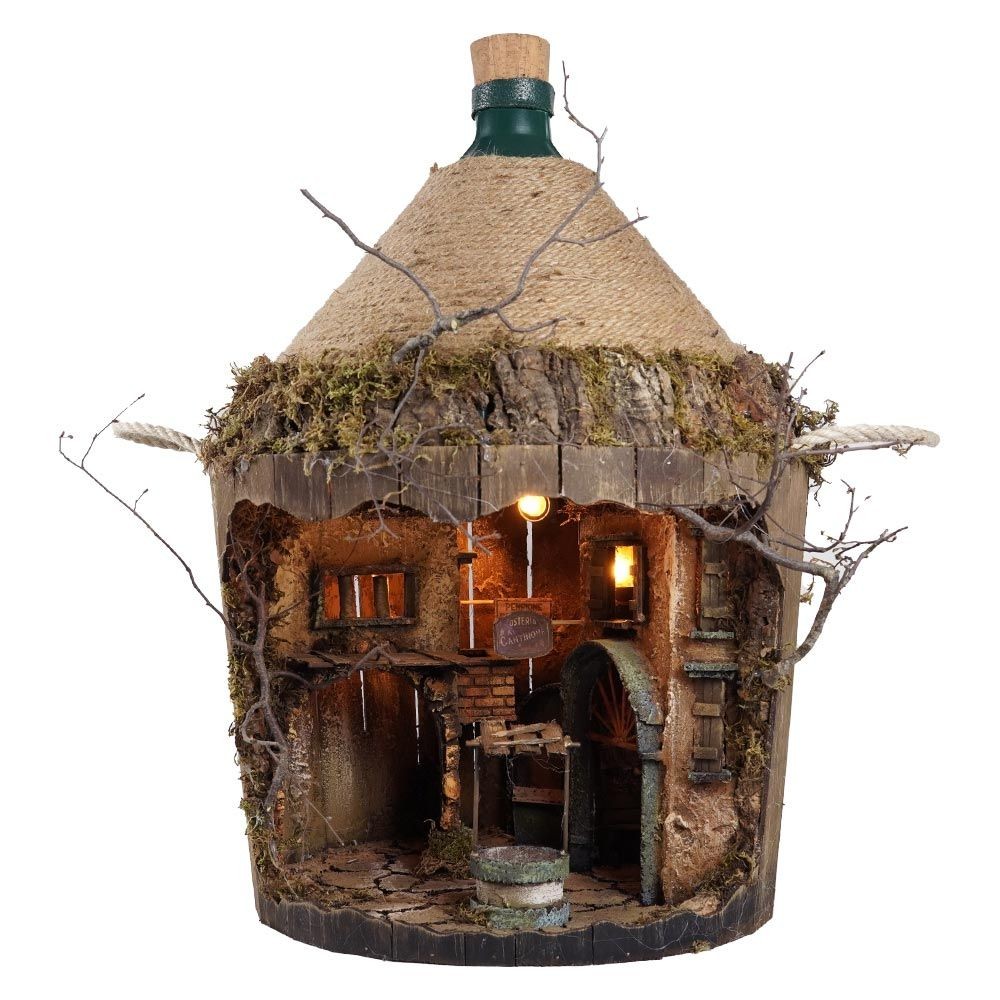 Presepe in damigiana maxy 46x46x60
