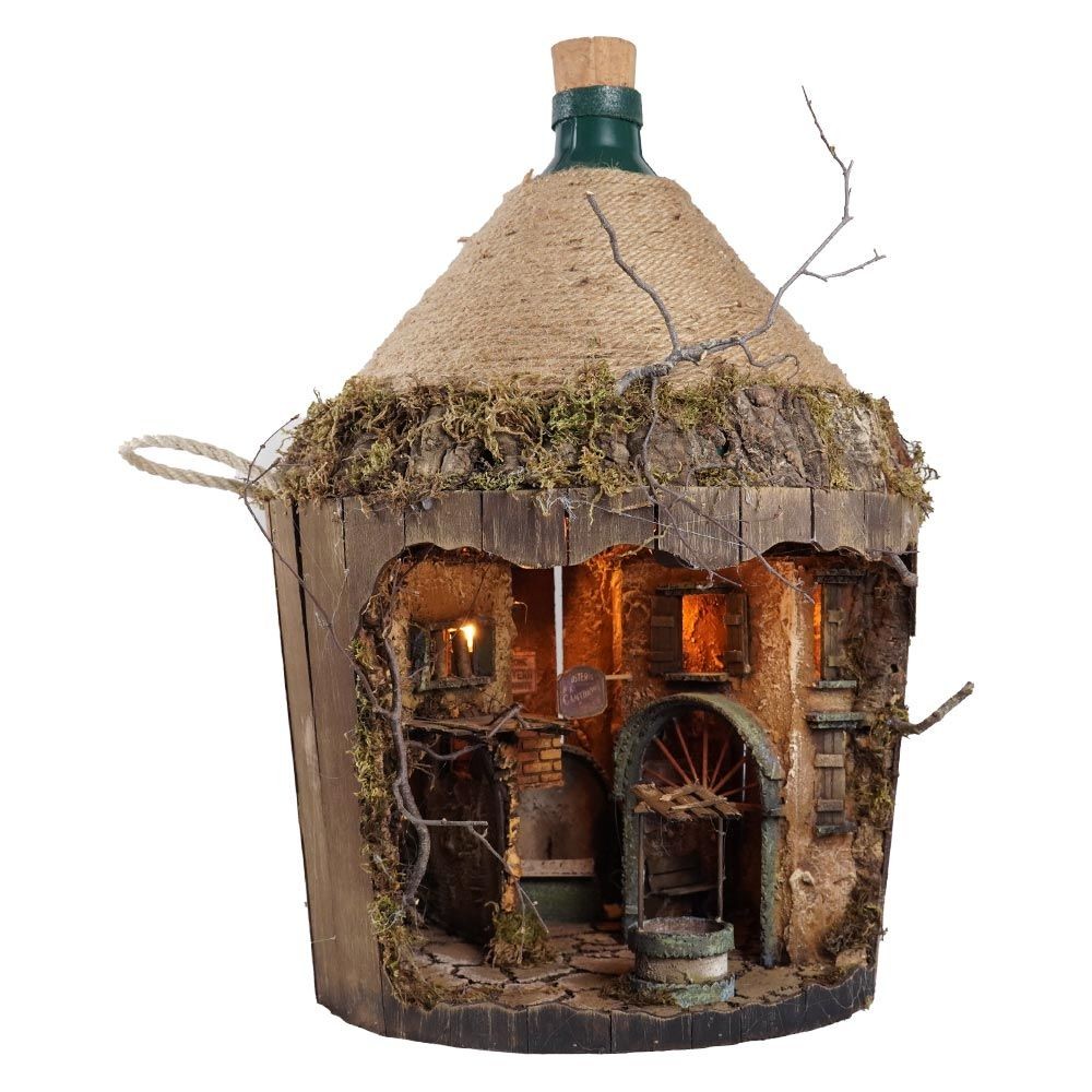 Presepe in damigiana maxy 46x46x60