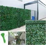 Siepe Finta Foglie Edera Siepe Artificiale Rotolo Recinzione 1x3 mt