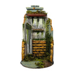 Tempio presepe 10x20 cm con finestra in sughero per campana