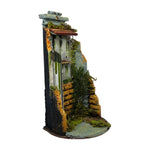 Tempio presepe 10x20 cm con finestra in sughero per campana