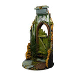 Tempio presepe 10x20 cm con porta in sughero per miniatura