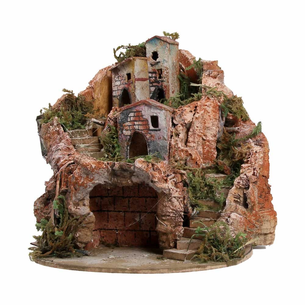 Presepe napoletano pandorino 21x 24 cm