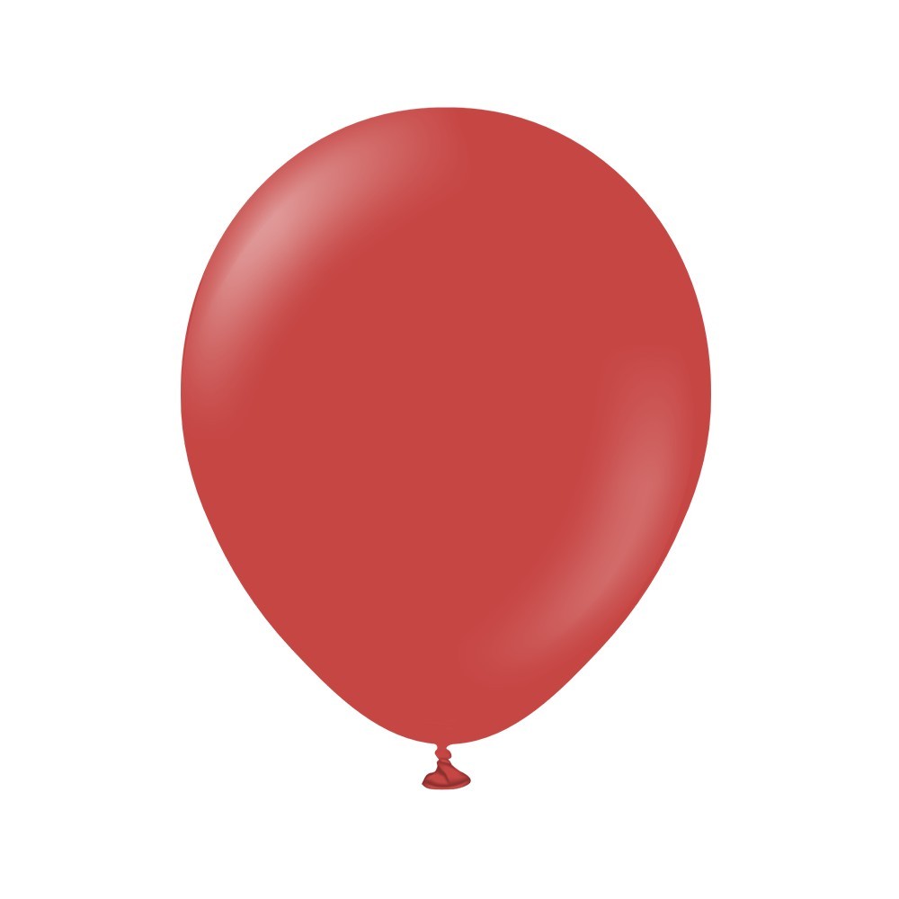 100pz Palloncini professionali 5"13cm Rosso scuro