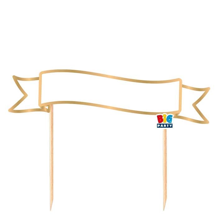 Cake topper Banner Nastro  cm 20x16 personalizzabile