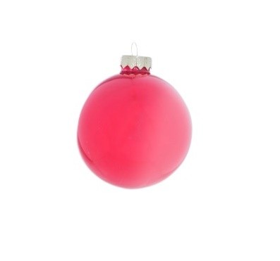 Sfere palline 40 mm champagne in vetro per albero 36 pz