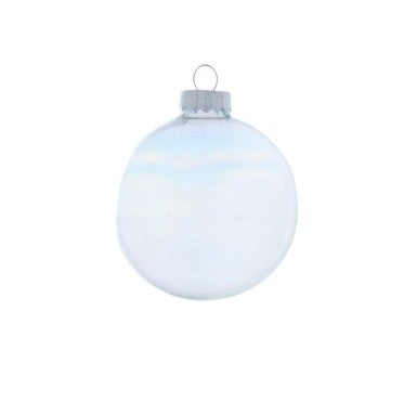 Sfere palline 60 mm Iridescente in vetro per albero 36 pz
