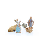 Pastori Statuine Natività 6 soggetti 6,5 cm per presepe Landi Moranduzzo