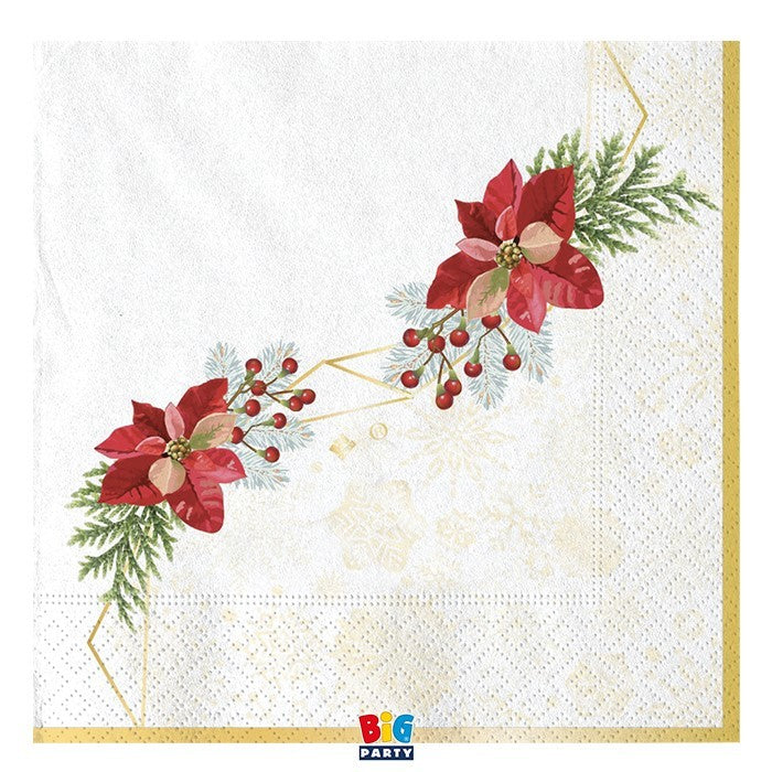 Tovaglioli 33cm Elegant Christmas 16pz