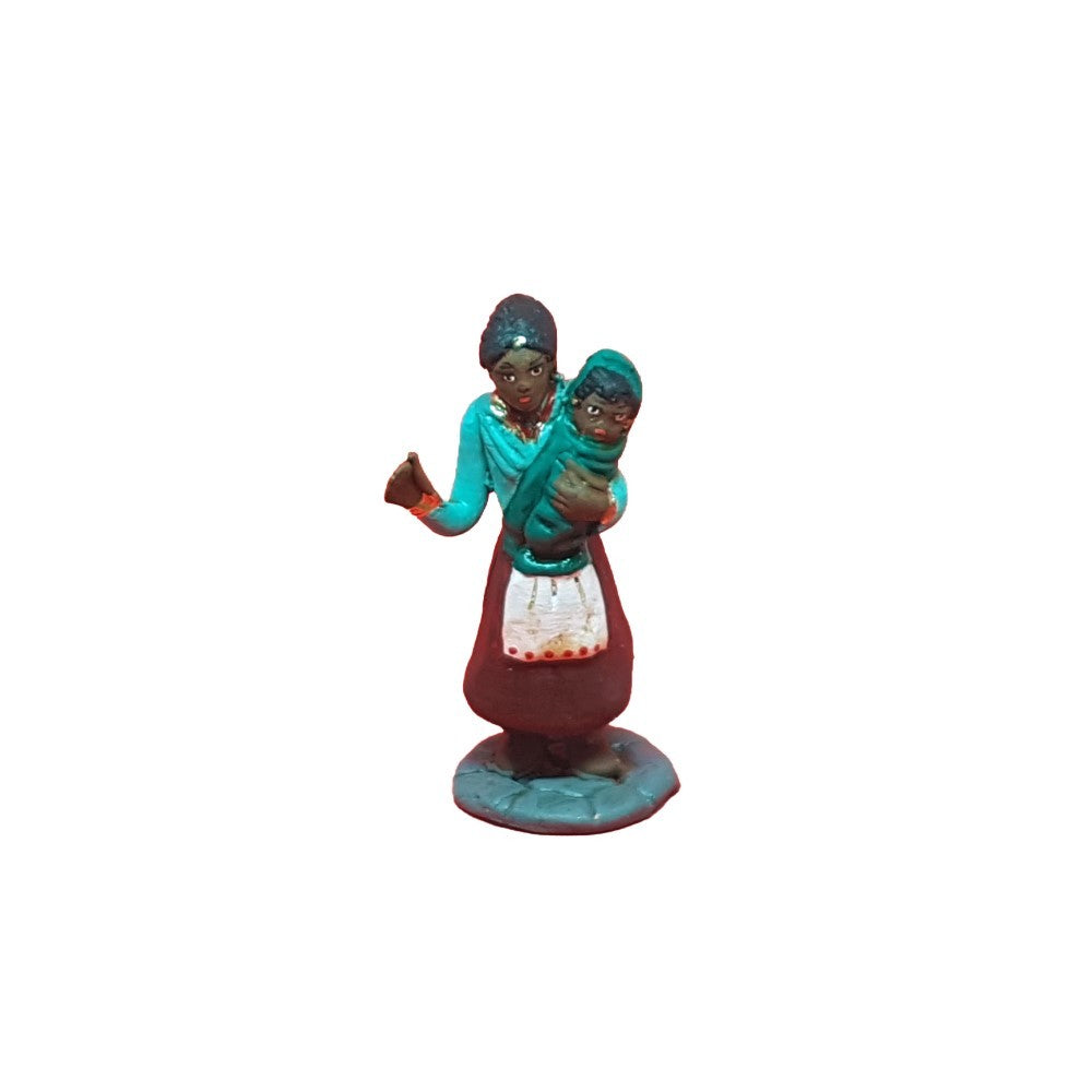 Pastore statuina Zingara 7cm di terracotta per presepe