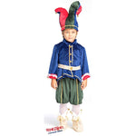 Costume vestito di carnevale Giullare Baby da 3 a 6 anni