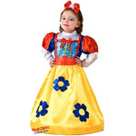 Costume vestito di carnevale Principessa dei boschi baby da 3 a 6 anni