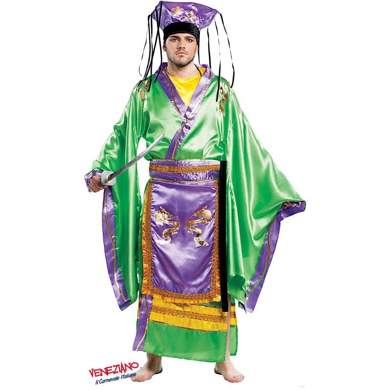 Costume vestito di Carnevale SHOGUN da S a XL