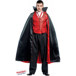 Costume vestito di carnevale Conte Dracula da S a XL