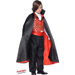 Costume vestito di Carnevale Conte Dracula da 7 a 10 anni