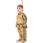 Costume vestito di carnevale Piccolo Indiano da 0 a 3 anni