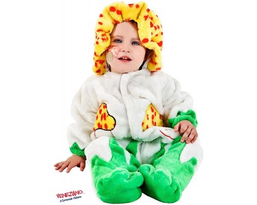 Costume vestito di carnevale Funghetto da 3 a 12 mesi