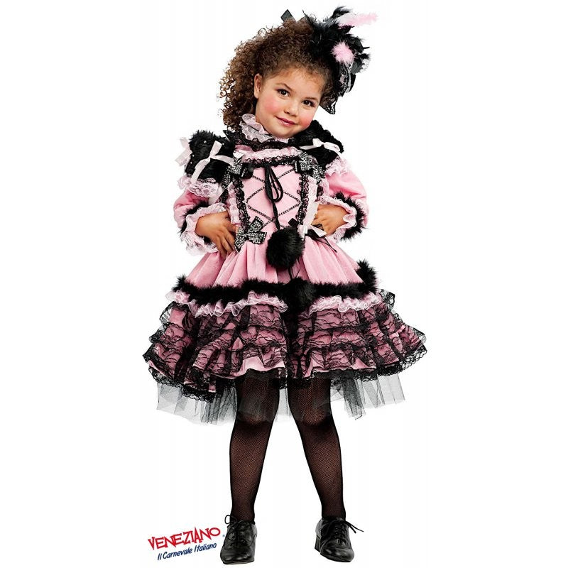 Costume vestito di carnevale Ballerina vecchio west da 7 a 10 anni