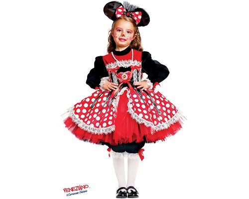 Costume vestito di carnevale Topina prestige Baby da 4 a 6 anni