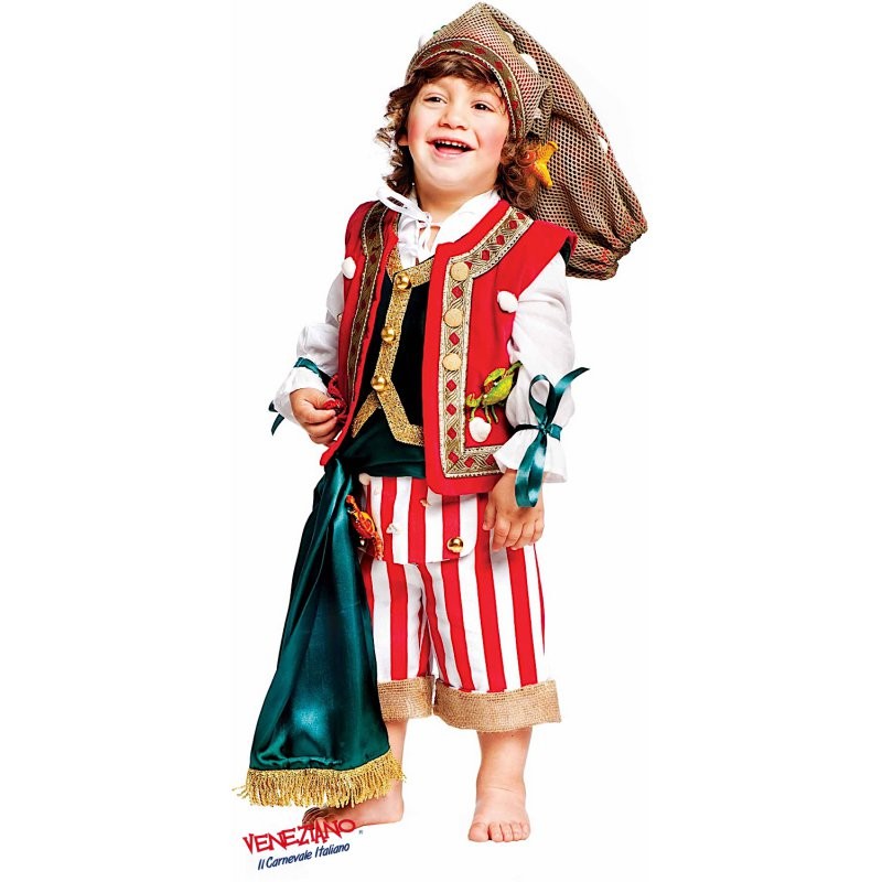 Costume di carnevale Pescatore neonato 0 - 3 anni