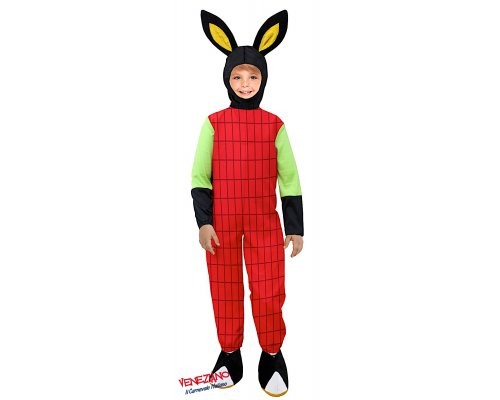 Costume vestito di carnevale Coniglio da 3 a 6 anni