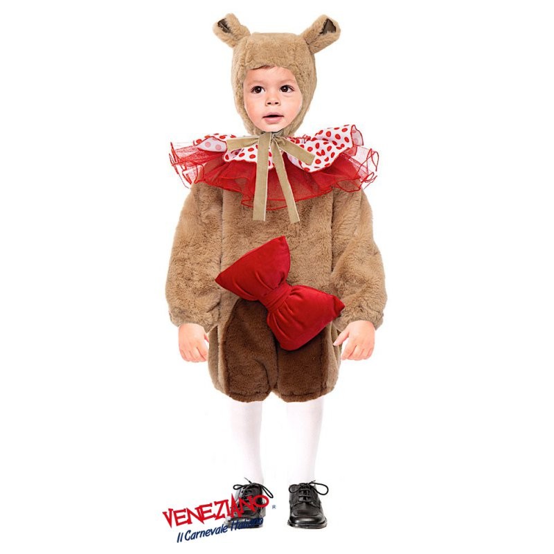 Costume di Carnevale Simpatico Orsetto bambino 3-24 mesi